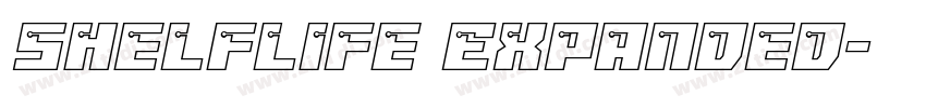 Shelflife Expanded字体转换